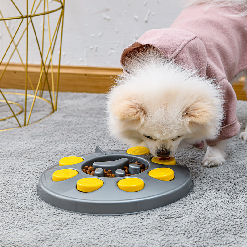 Interactive Puzzle Game Seek Treat Dog Toy for Smart Dog Beginner | Engaging and Interactive Treat Dispensing Game for You Pet